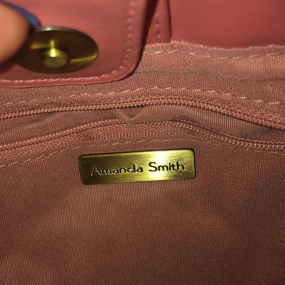🌷Amanda Smith Salmon Pink Purse - Picture 4 of 8